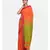 Rust Plain Work Khadi Cotton Handloom Saree With Blouse