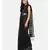 Black Stribe Work Cotton Silk Handloom Saree With Blouse