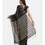 Black Stribe Work Cotton Silk Handloom Saree With Blouse