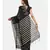 Black Stribe Work Cotton Silk Handloom Saree With Blouse