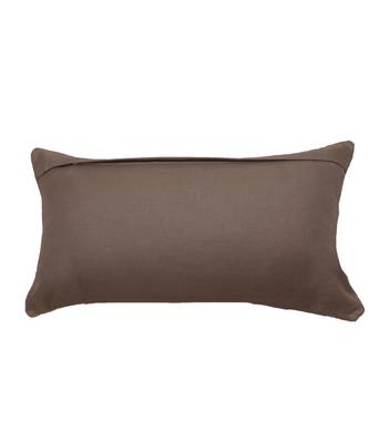 Polyester Blend White Pintucks Cushion cover (12x22 in) 1