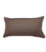Polyester Blend White Pintucks Cushion cover (12x22 in)