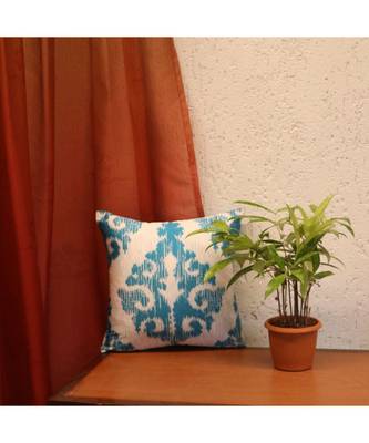 Polyester Blue Digital print Cushion cover (12x12 in) 1