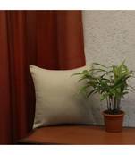 Cotton Blend Light Blue Plain Cushion cover (12x12 in)