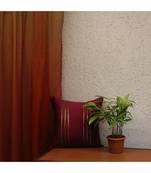 Polyester Purple Hand embroidered Cushion cover (12x12 in)