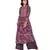purple printed kurta with potli details paired with plazzo pants