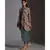 printed dhoti jumpsuit paired with printed jacket and tassel details