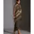 printed dhoti dress with side cuts paired with printed jacket.