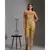 printed narrow bottom jumpsuit paired with chiffon collared jacket and rushed sleeves