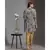 printed narrow bottom jumpsuit paired with chiffon collared jacket and rushed sleeves