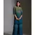 printed kurta with side slits and printed pants with mirror work embroidery