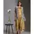 printed dhoti jumpsuit paired with asymmetrical jacket