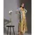 printed dhoti jumpsuit paired with asymmetrical jacket