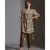 overlap printed jacket with bell sleeves paired with printed trousers