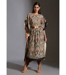 Printed Kaftaan Top Paired With Dhoti Printed Pants