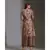 printed overlap panel kurta paired with printed plazzo pants