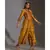 printed collared jumpsuit with front opening and potli button details