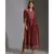 printed collared jumpsuit with front opening and potli button details