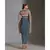 printed crop top with angel sleeves paired with printed dhoti drape skirt