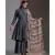 printed panel anarkali paired with printed sharara and printed organza dupatta