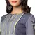 silk kurta with bell sleeves paired with printed garara bottom and net dupatta