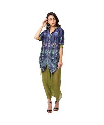Printed Top With Dhoti Pants 1