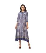 Printed Asymmetrical Dress