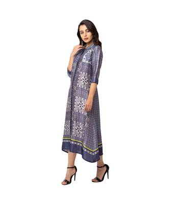 Printed Asymmetrical Dress 3