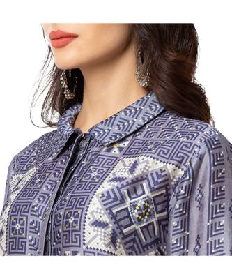 Printed Asymmetrical Dress 4