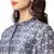 printed dress with waist cut gathers and bell sleeves with tassel detail