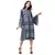 printed dress with side gathers with front opening and chinese collar