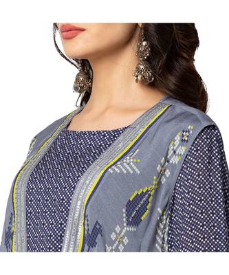 Printed Jumpsuit With Asymmetrical Printed Jacket 4