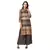 printed flared pants is paired with collar kurta with side slits