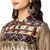 printed flared pants is paired with collar kurta with side slits