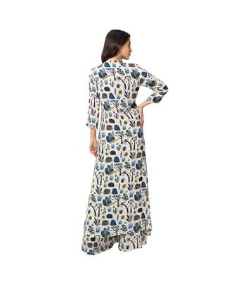Printed Jumpsuit With Long Jacket 5
