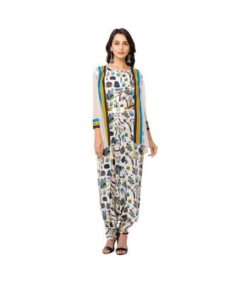 Printed Jumpsuit With Jacket 1