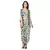 printed dhoti jumpsuit is paired with net jacket