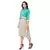A line asymetrical dress paired with jacket