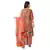 front pleated kurta with flare is paired with flared pants and net dupatta
