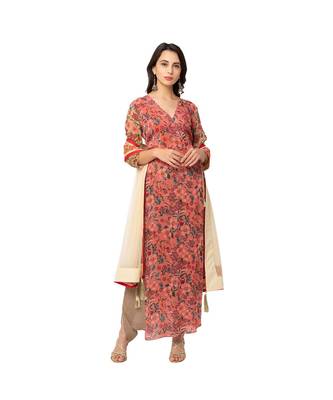 Yellow Printed Kurta Set 3