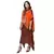 asyemtrical dress is paired with kaftaan jacket