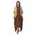 asyemtrical dress is paired with kaftaan jacket