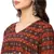 printed rushed short dress with v neck