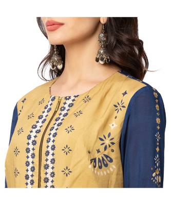 Printed Tunic With Bell Sleeves With Palazzos 4