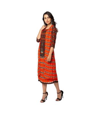 Printed Dress With Printed Jacket 3