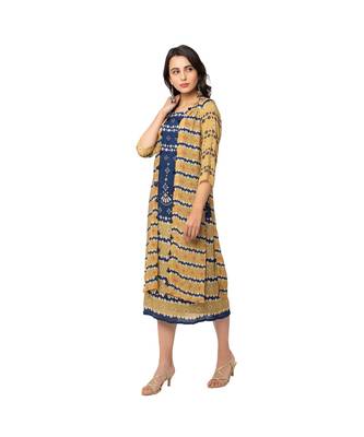 Printed Dress With Printed Jacket 3