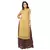 printed kurta with side slits paired with skirt