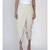 women off white cotton flex gathered dhoti pants