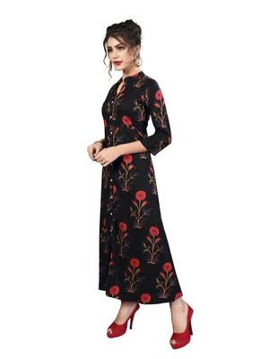 Rayon Printed A line Stylesh kurti 2