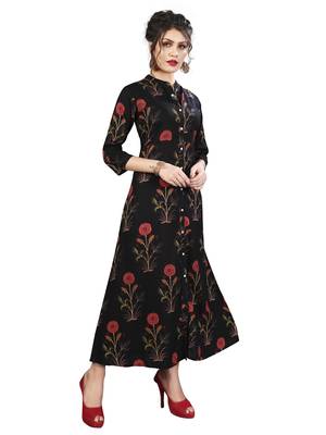 Rayon Printed A line Stylesh kurti 3